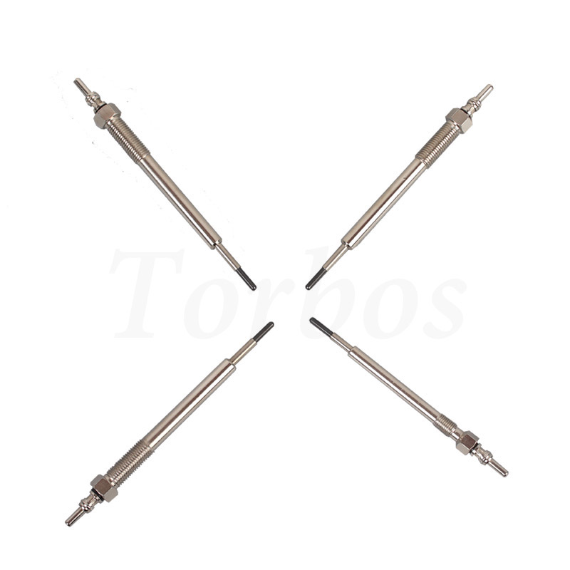 How does the ceramic material used in the glow plug contribute to its performance and durability?