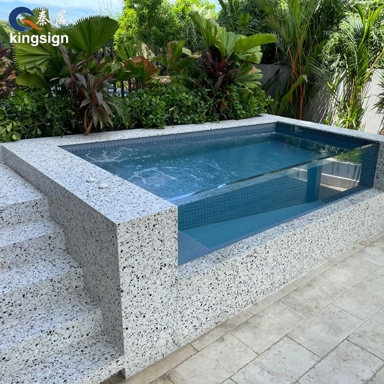 How does acrylic compare to other materials in terms of durability and longevity for spa pool windows?