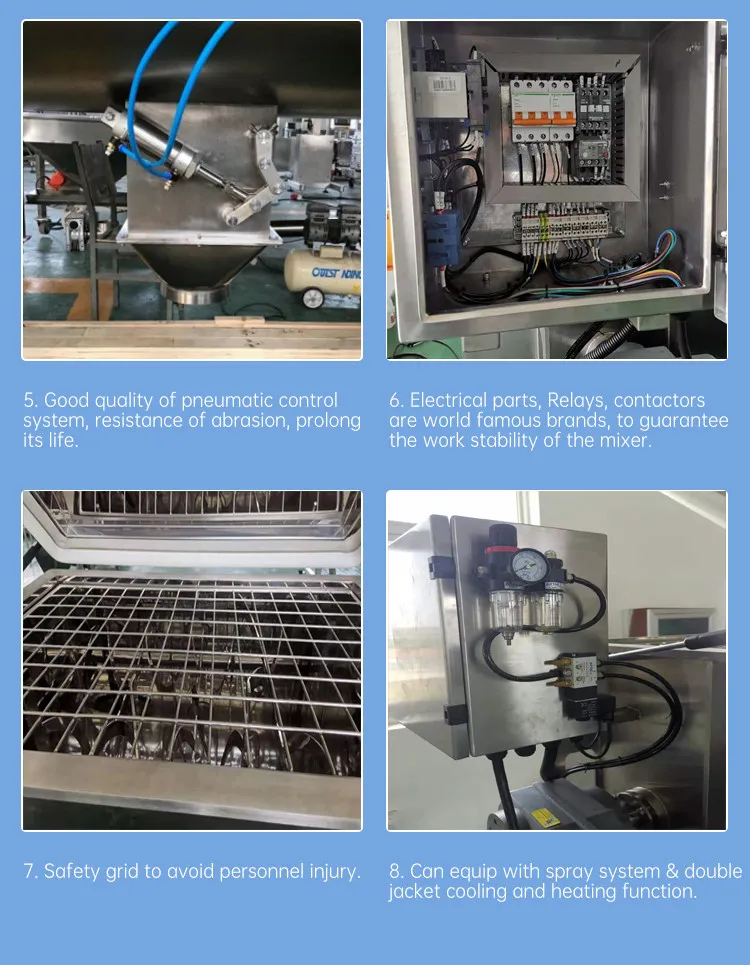 2021 Customized Made Chemical Powder Ribbon Mixing Equipment