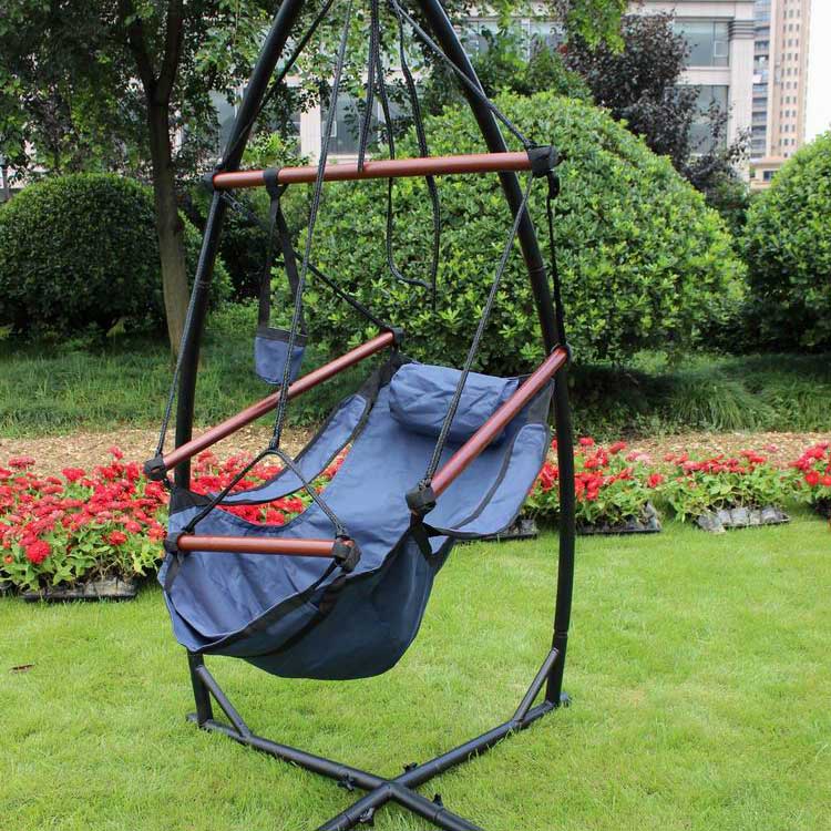 How Does a Hanging Swing Chair Frame with X Base Bring More Comfort to Your Outdoor Space?