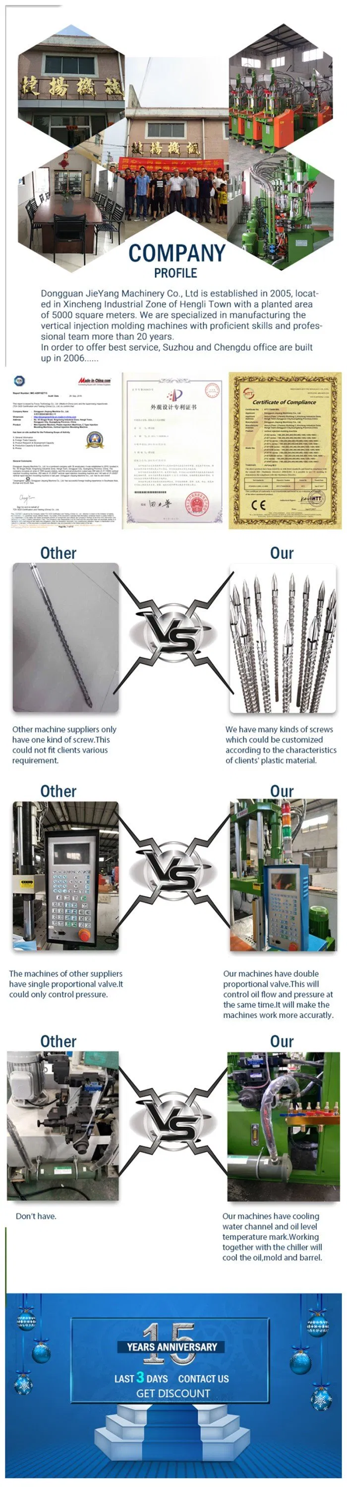 High Quality LED Lens Injection Molding Machine