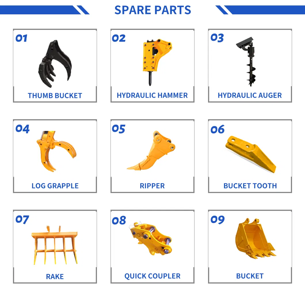 Mini Excavator Chinese Excavator Machine CE Certificated Small Excavator