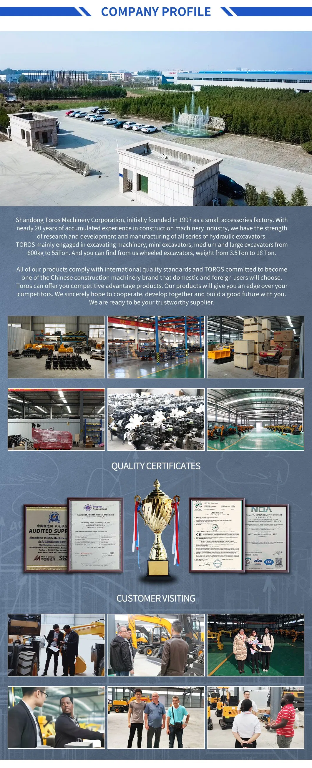 Mini Excavator Chinese Excavator Machine CE Certificated Small Excavator
