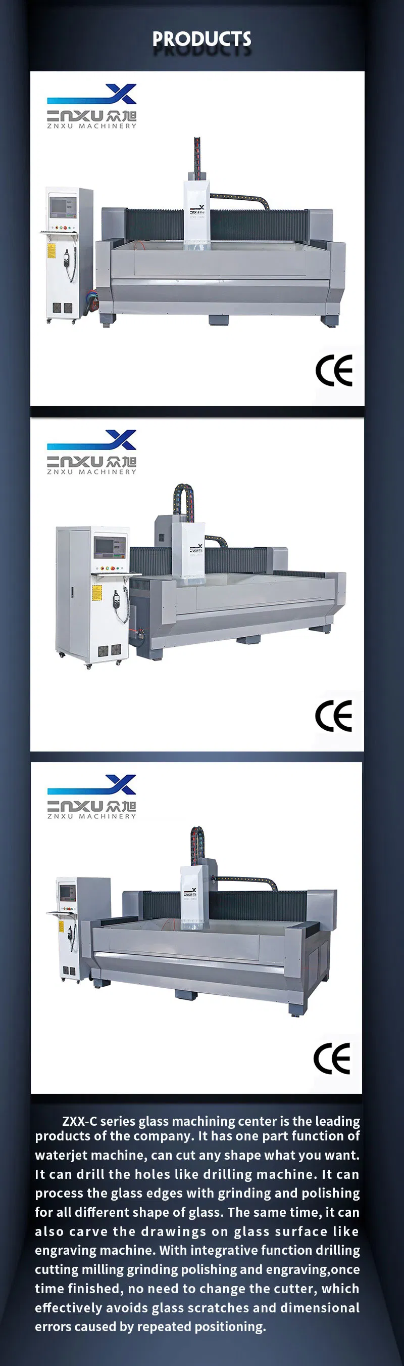 Reliable Zxx-C3018 Natural Marble Stone Wall Cladding CNC Slate Processing Machine